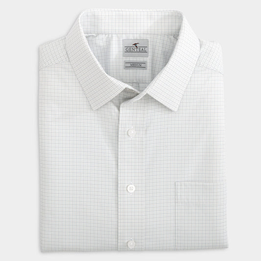 GENTEAL SEABROOK CHAPMAN PERFORMANCE SPRED COLLAR SPORT SHIRT