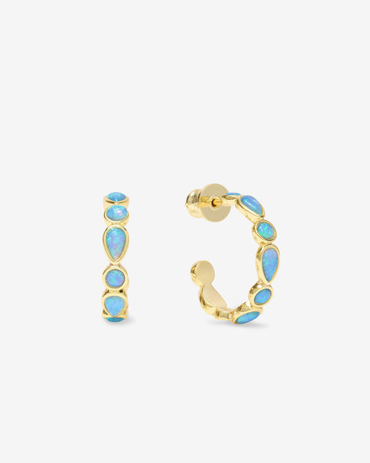 OPAL ISLA HOOPS .75'