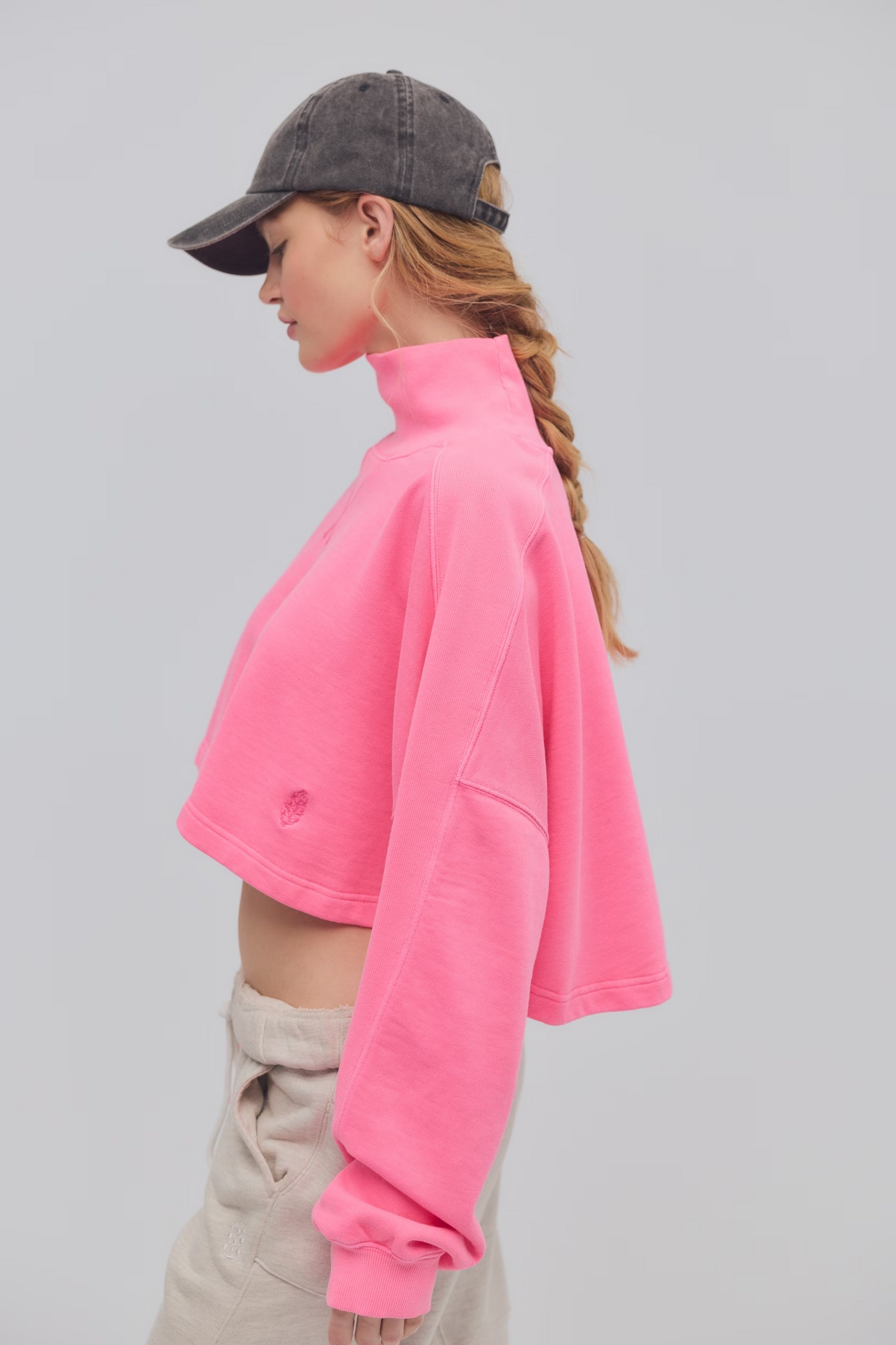 HOT PINK PICK UP GAME PULLOVER