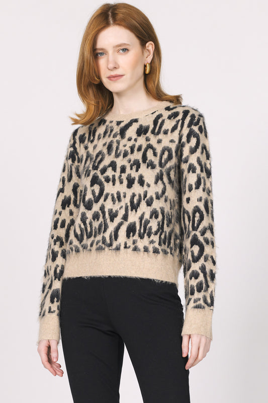 SNOW LEOPARD MINA SWEATER