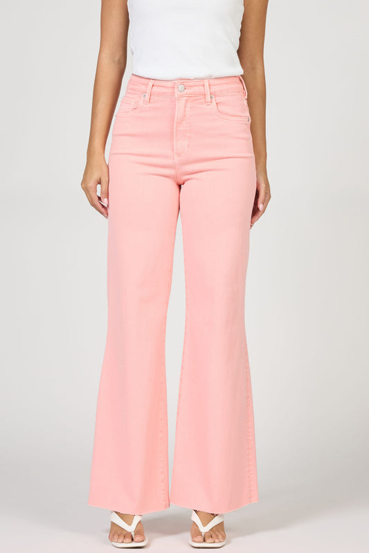 PEACHES N CREAM FIONA WIDE LEG JEAN