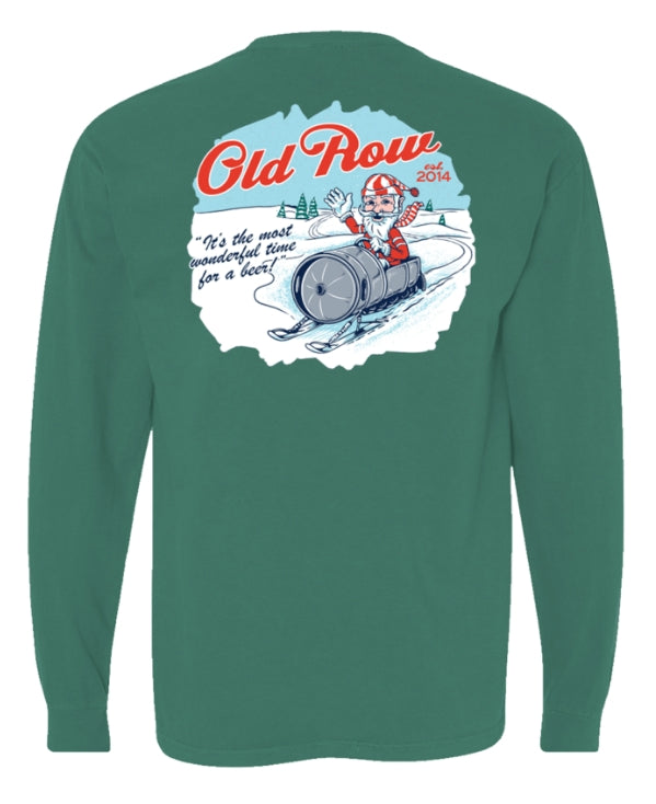 OLD ROW MOST WONDERFUL TIME FOR A BEER POCKET TEE