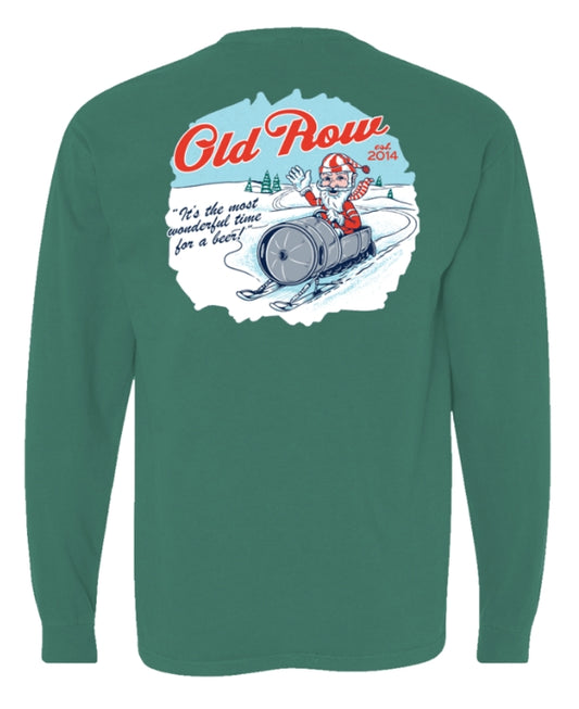 OLD ROW MOST WONDERFUL TIME FOR A BEER POCKET TEE