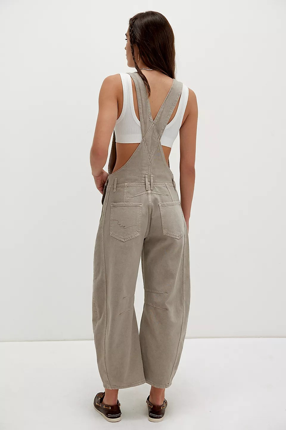 FREE PEOPLE GOOD LUCK OVERALLS