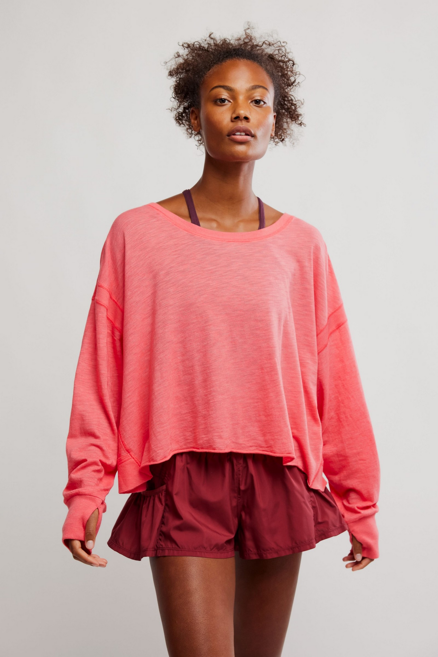 FREE PEOPLE HIBISCUS MY TIME LAYER