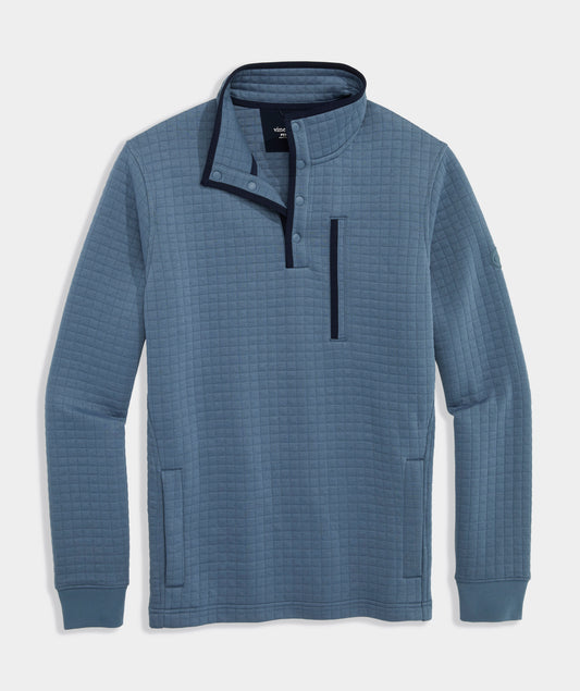 BLUE MIRAGE QUILTED NAVIGATOR QUARTER ZIP