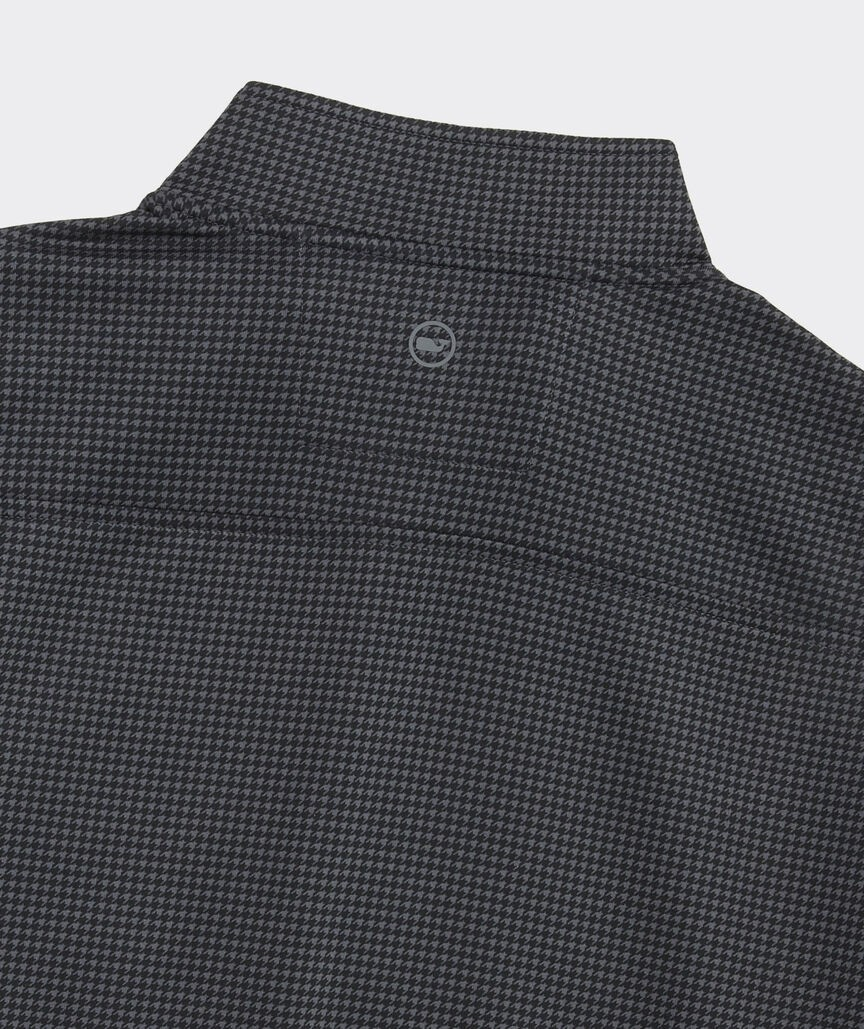 HOUNDSTOOTH PERFORMANCE CLUB QUARTER-ZIP