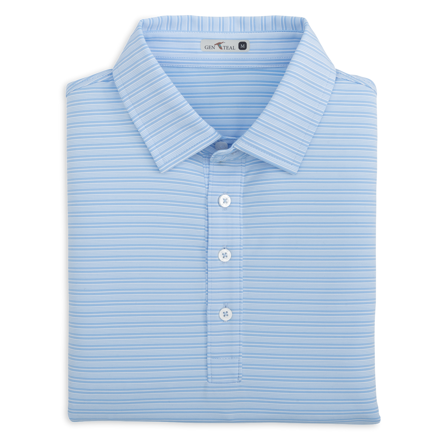 HERITAGE BLUE CAMPUS STRIPE POLO