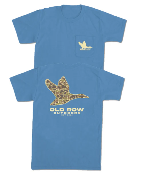 OUTDOORS FLYING DUCK POCKET TEE