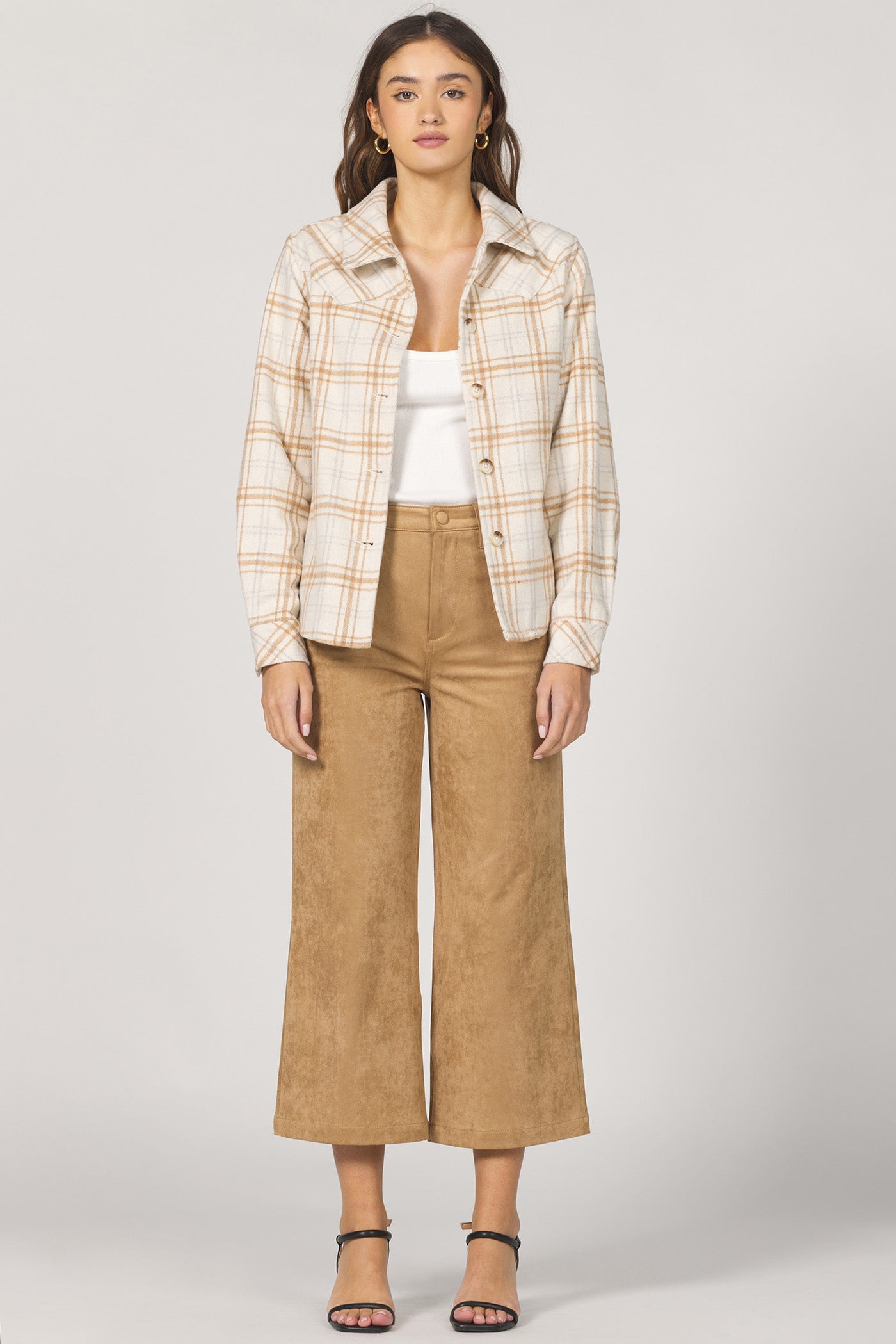 BUTTERPECAN PLAID WEST JACKET
