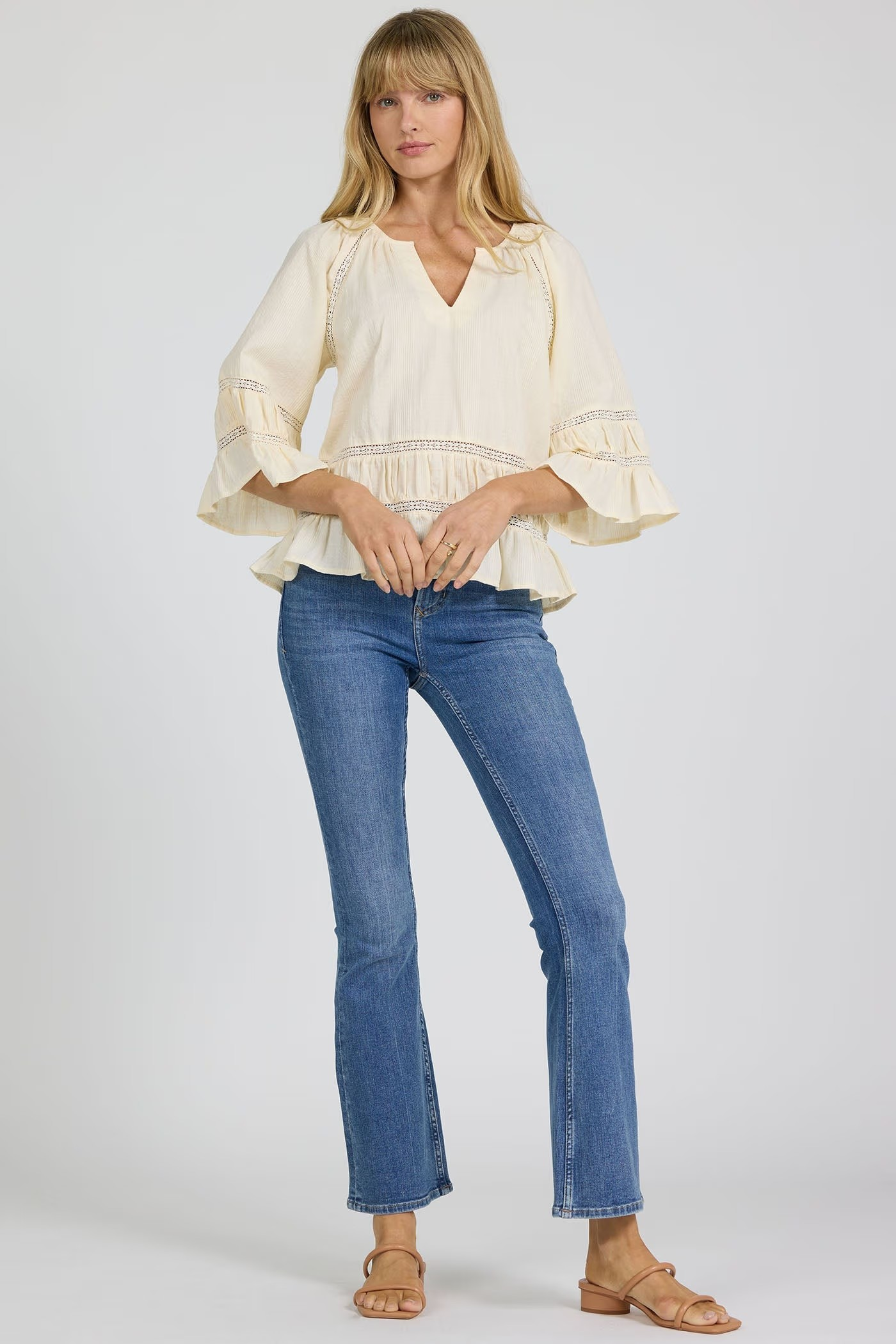 PALE YELLOW SYBIL BLOUSE