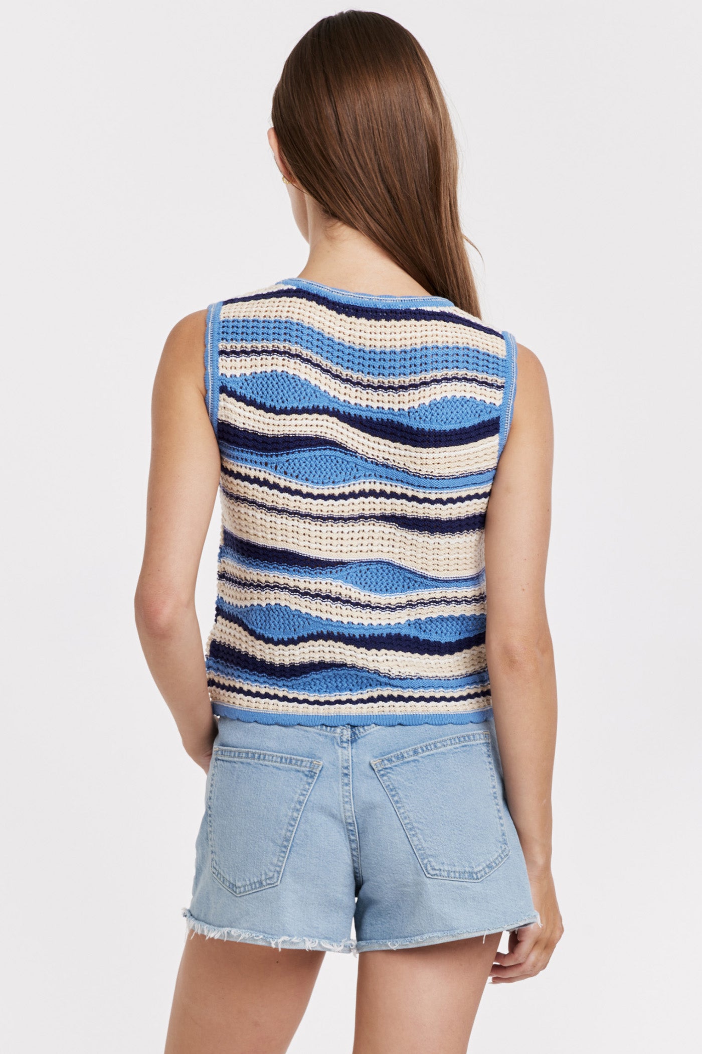 ANOTHER LOVE STORMY BLUE SYLVIE TANK