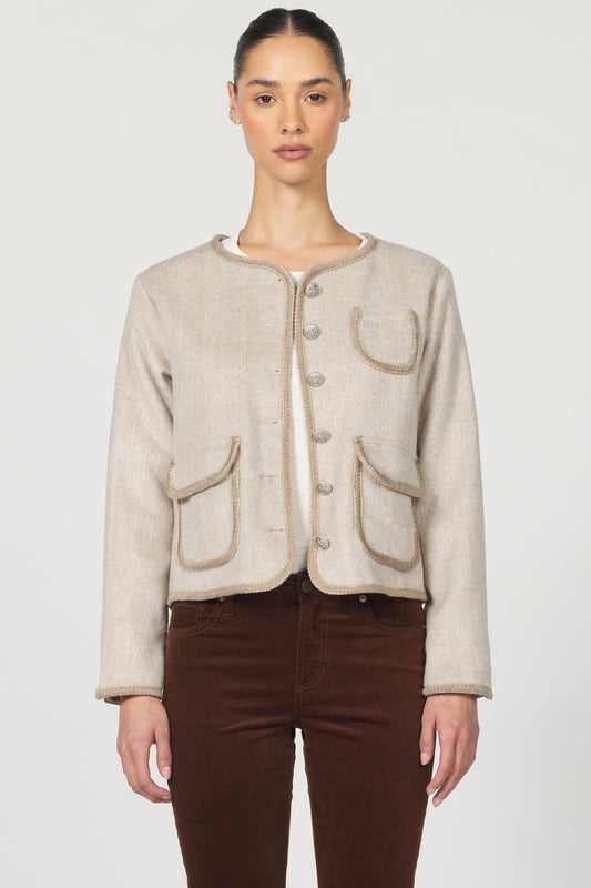CREAM LATTE APPLE JACKET