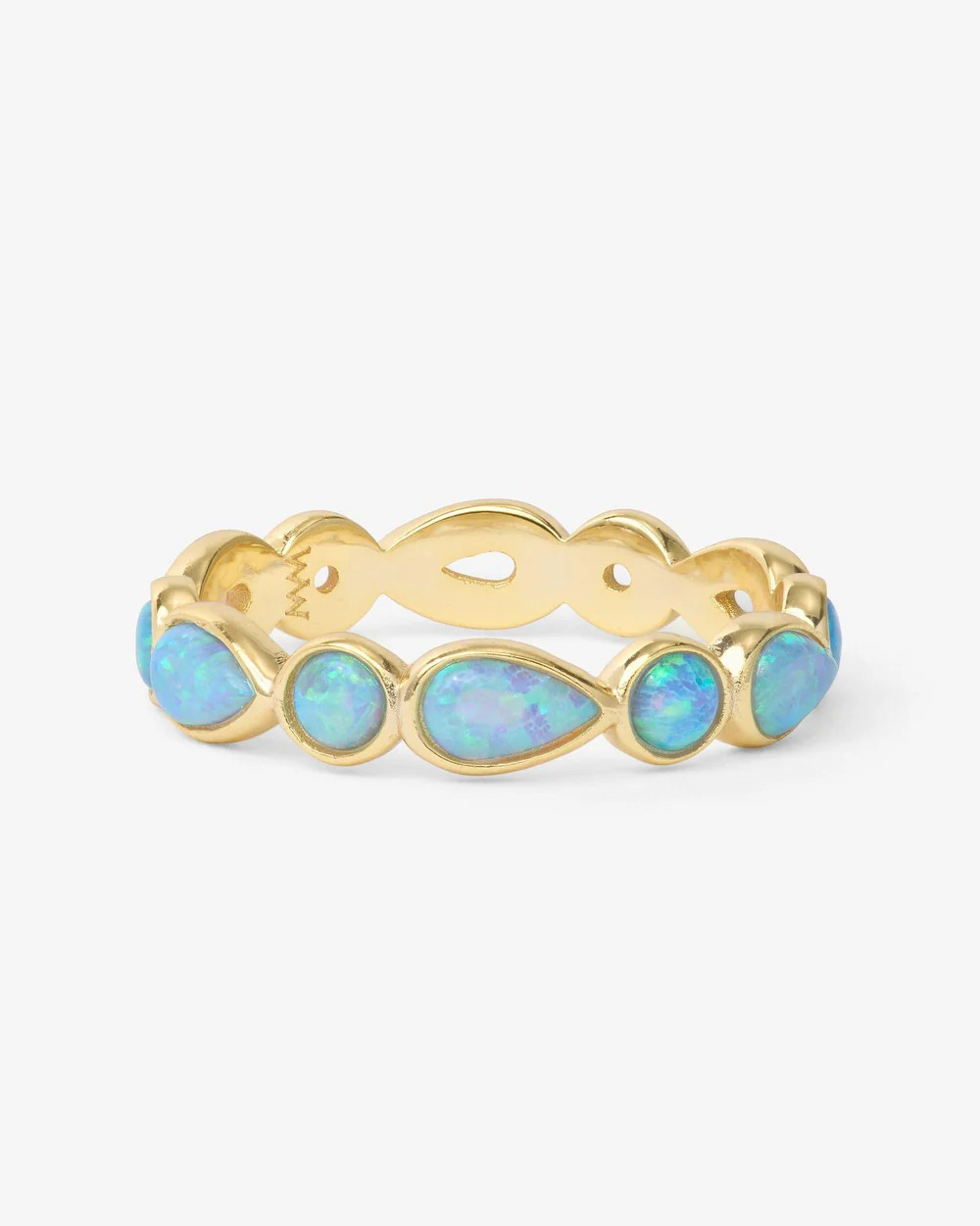 GOLD/BLUE OPAL ISLA RING