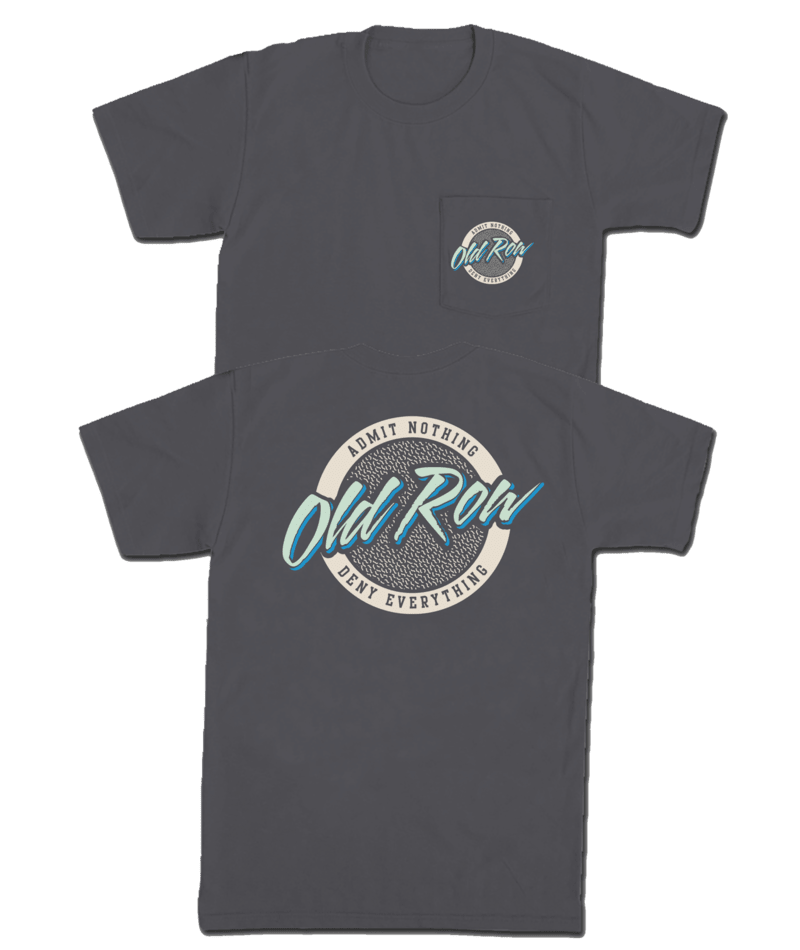 GRAPHITE CIRCLE LOGO POCKET TEE