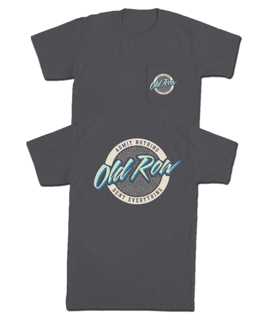 GRAPHITE CIRCLE LOGO POCKET TEE