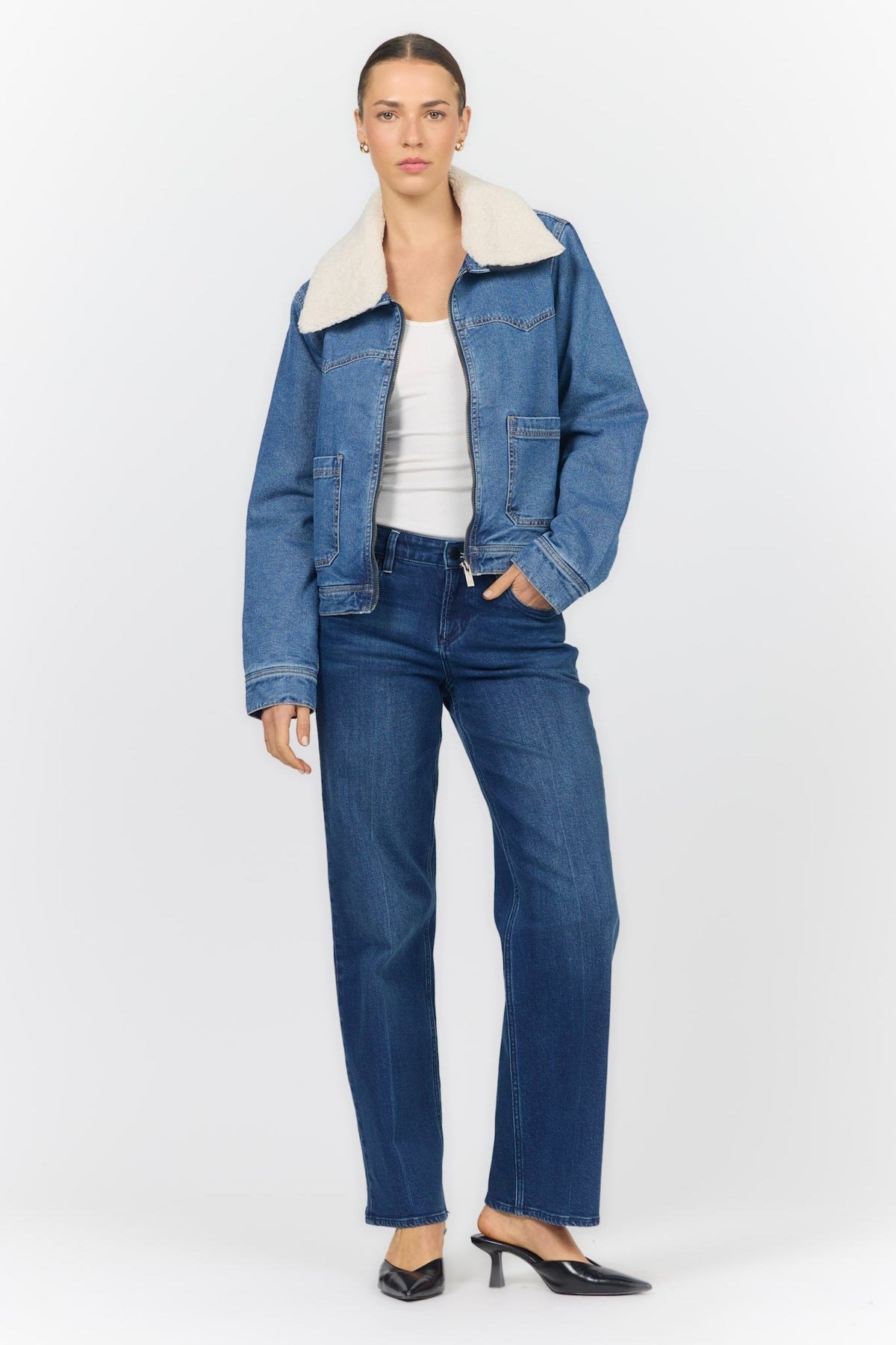 DEAR JOHN HEIRLOOM BLUE WAVERLY JACKET