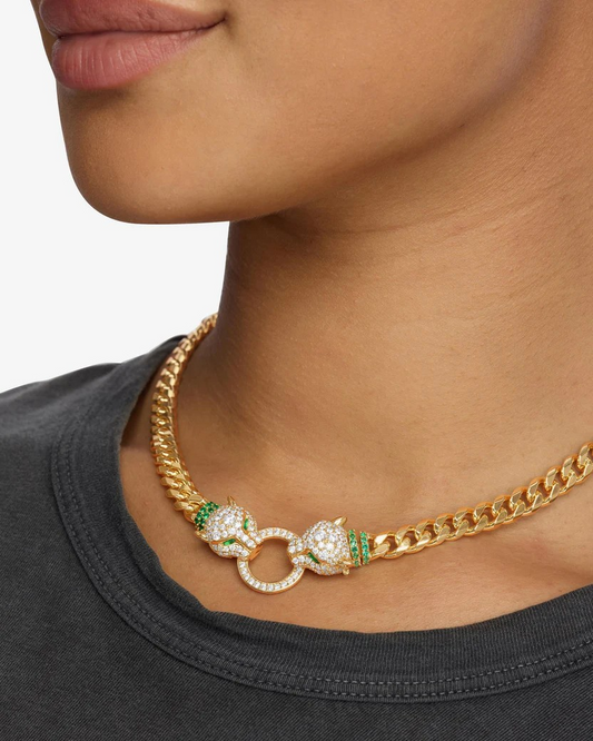 JAGUAR CUBAN CHAIN NECKLACE