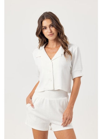 SUNDAYS SOFT WHITE MARGOT SHIRT