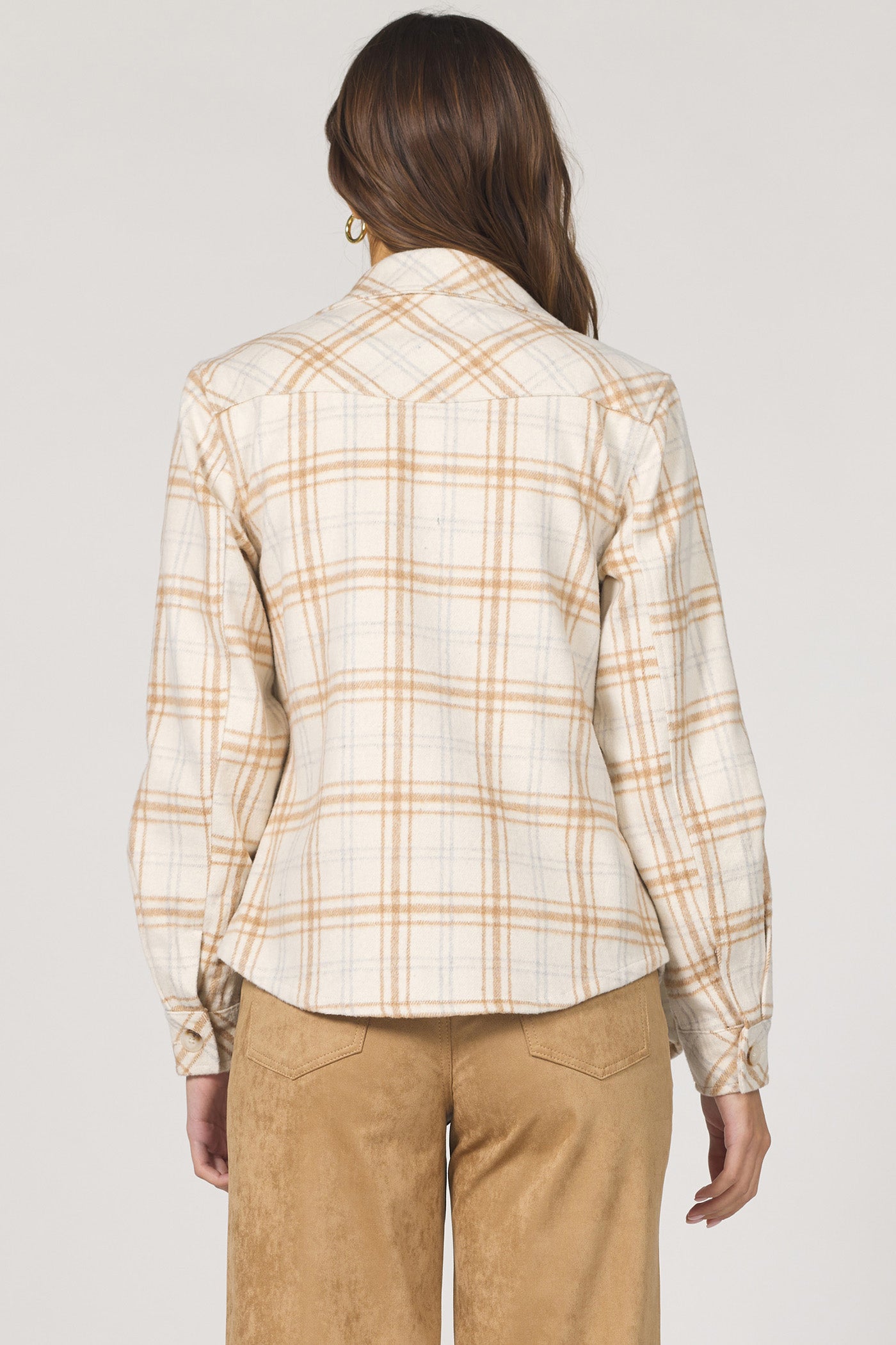 BUTTERPECAN PLAID WEST JACKET