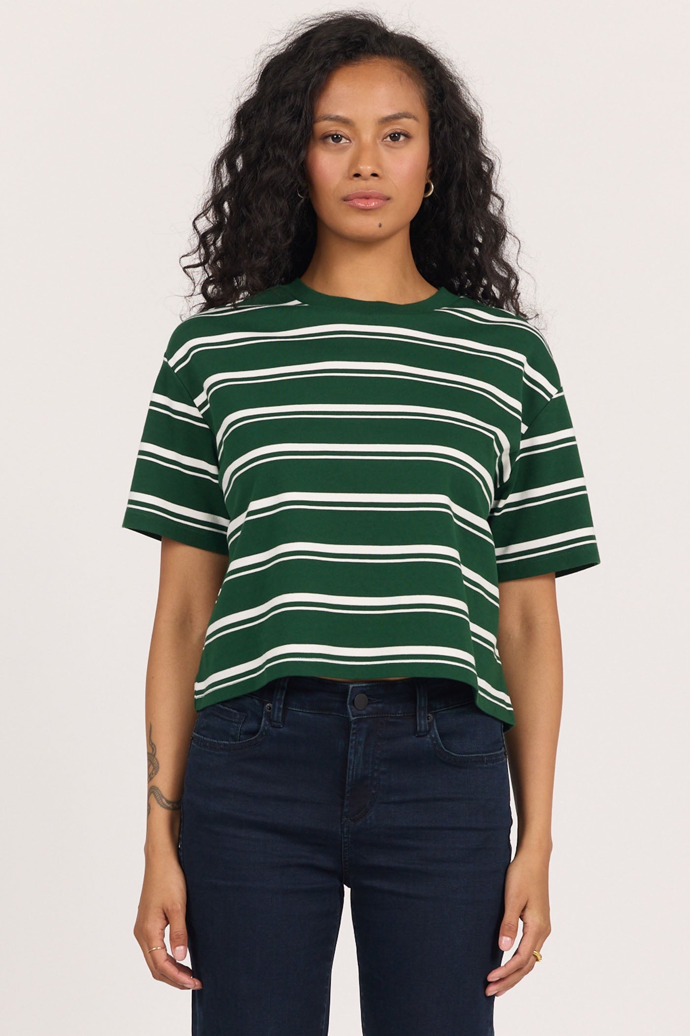 PINE STRIPE MADDOX TEE