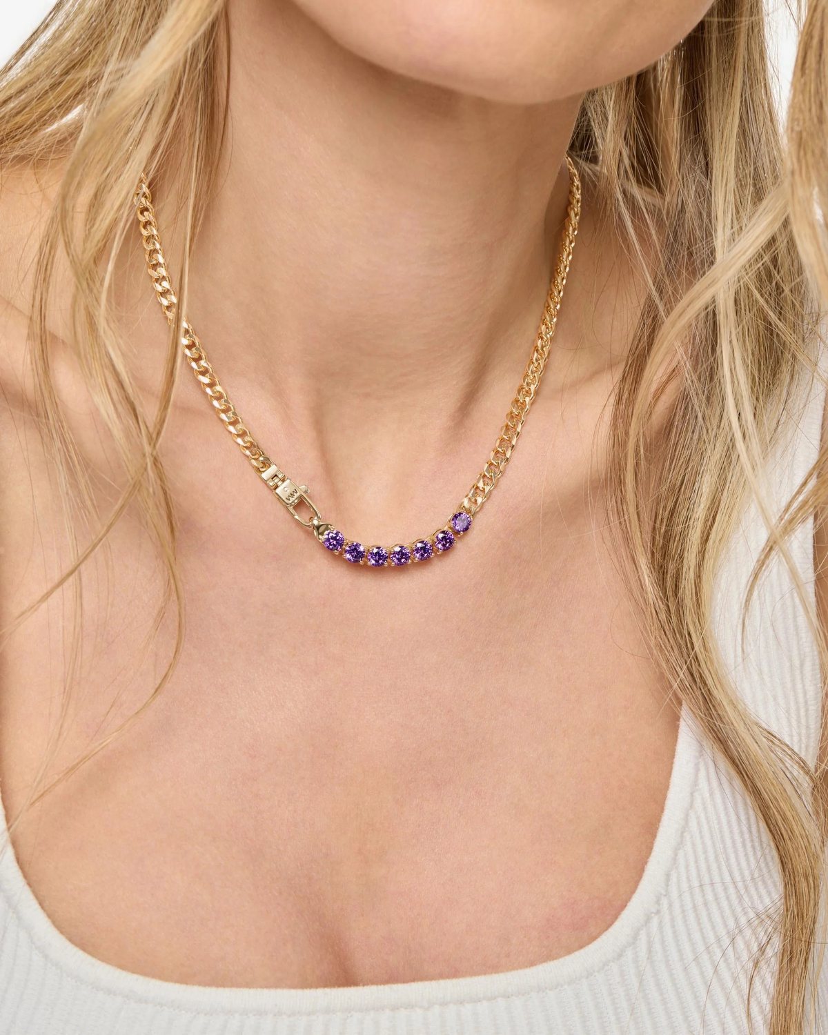 JULIAN LOVES AMETHYST NECKLACE