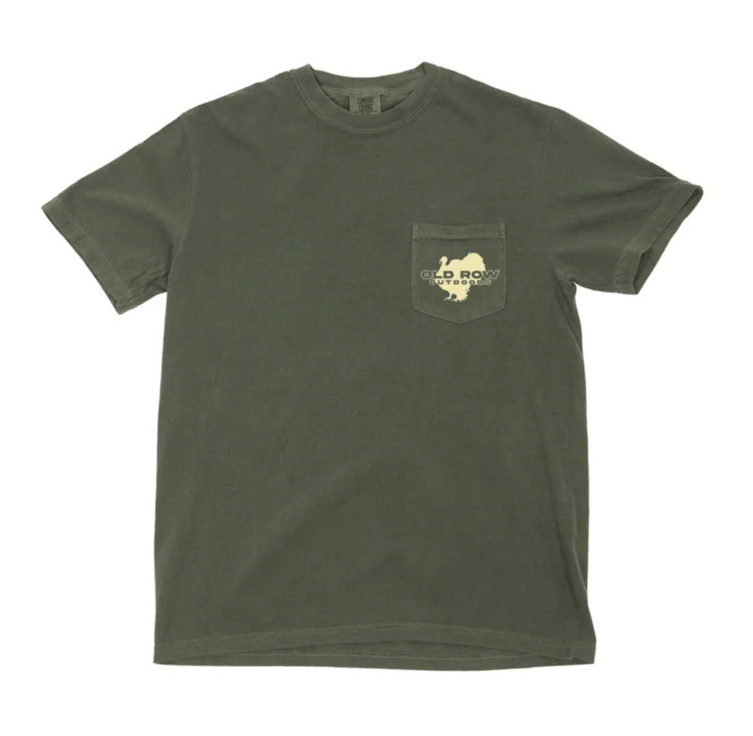 OLD ROW CAMO TURKEY POCKET TEE