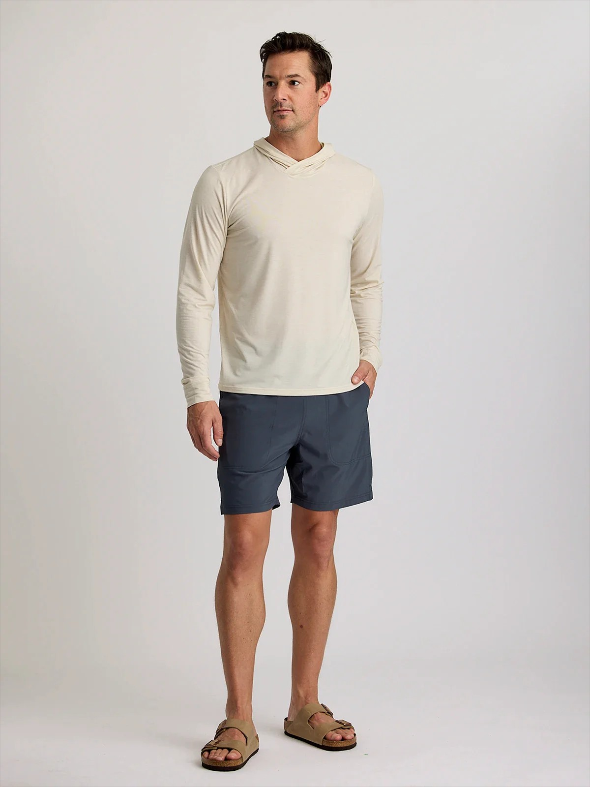 MEN'S HEATHER BIRCH ELEVATE LIGHTWEIGHT HOODIE