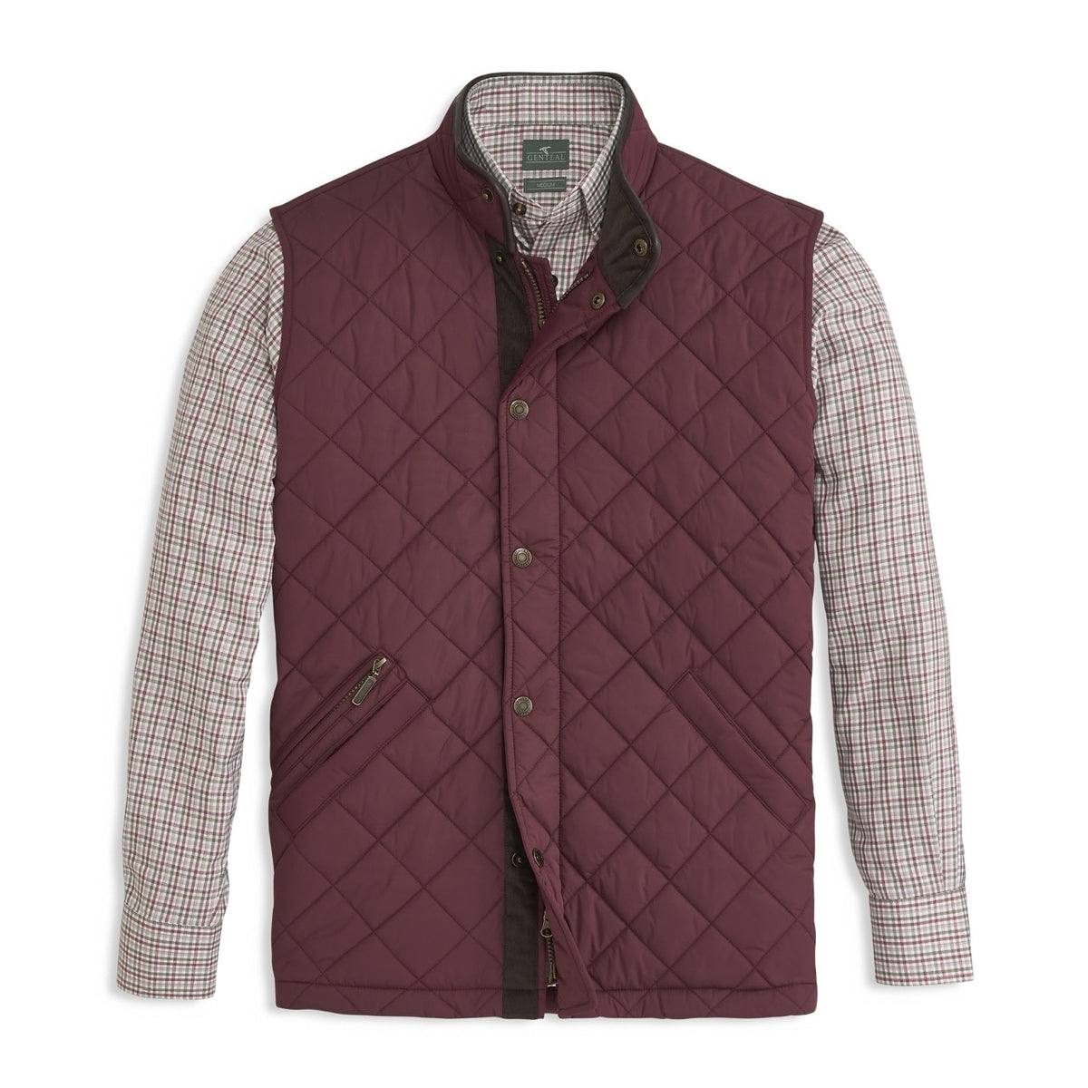 MAHOGANY NORTHPOINT QUILTED VEST