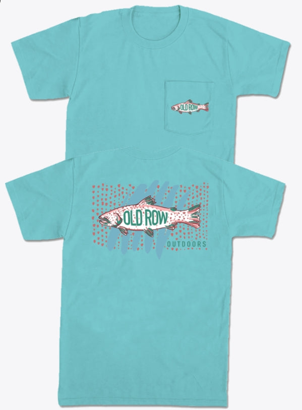 OLD ROW SPECKLED TROUT POCKET TEE