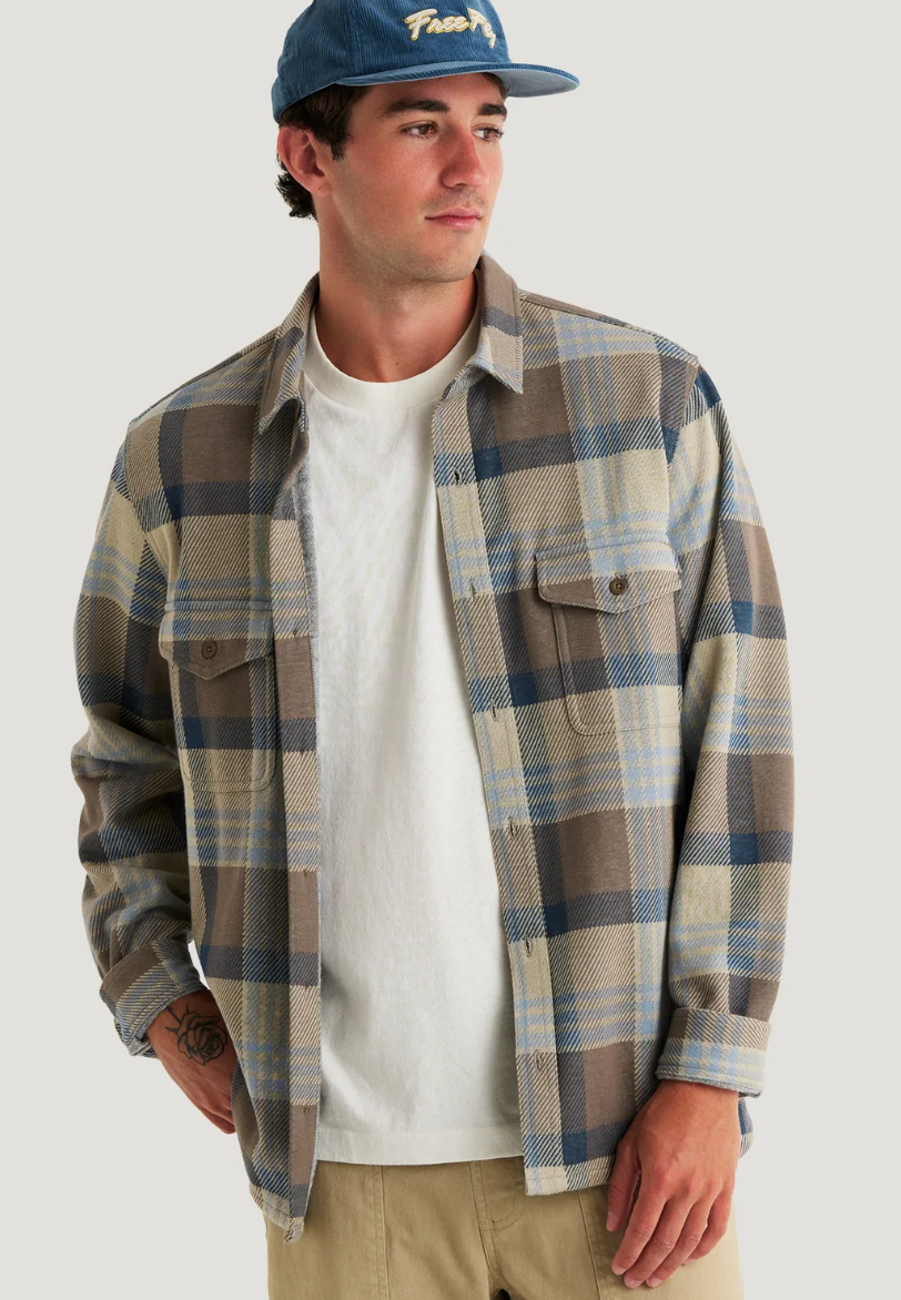 DESERT TAN PLAID GALLATIN OVERSHIRT