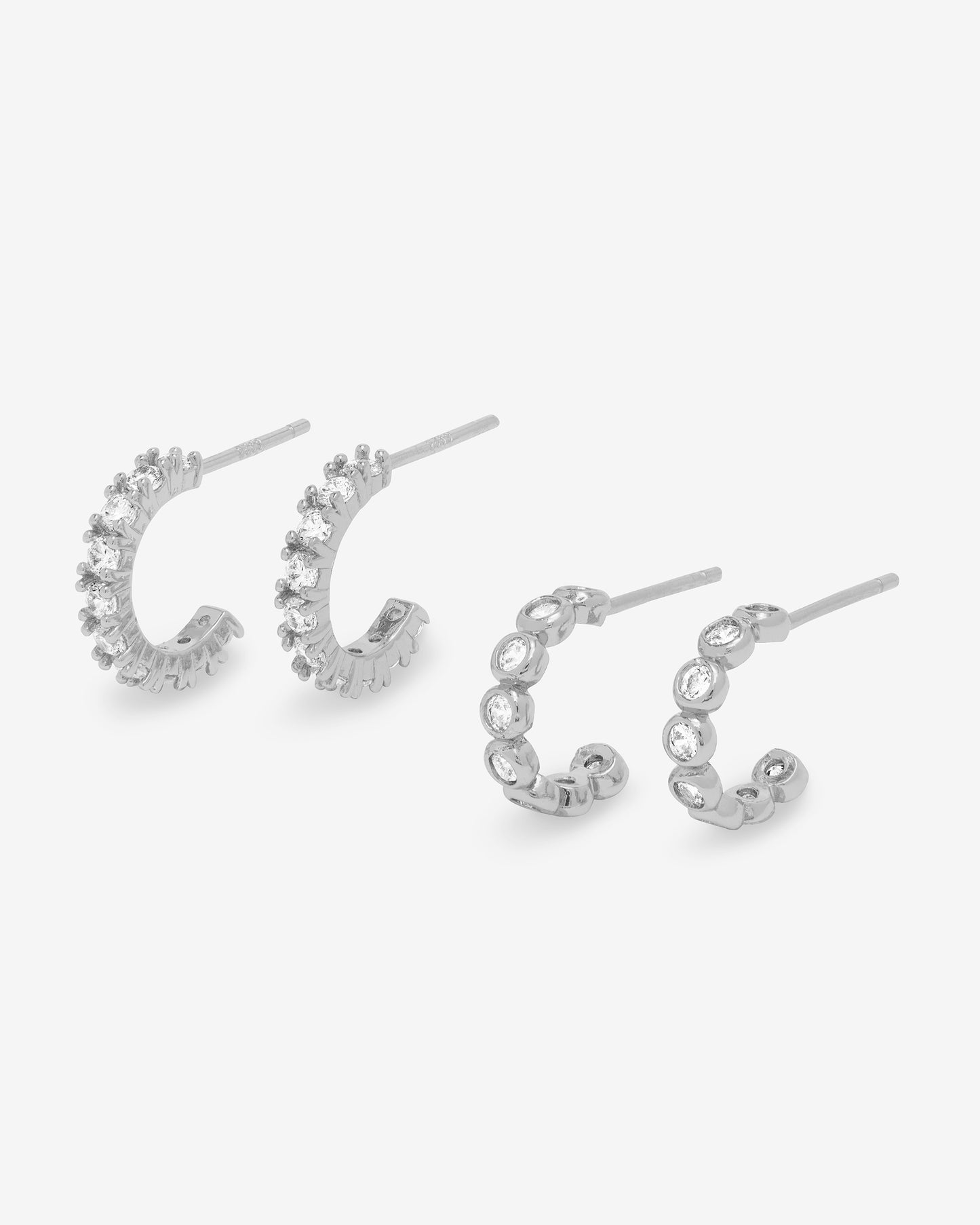 MELINDA MARIA THEY'RE SO CUTE HUGGIE SET- SILVER