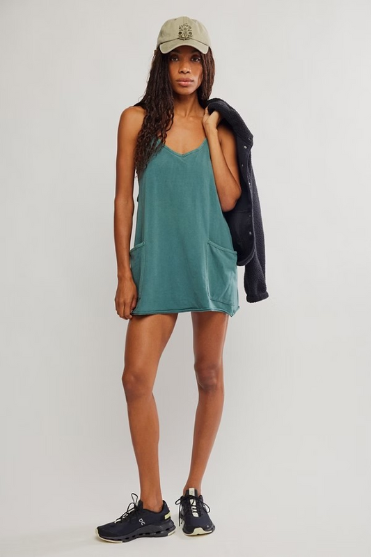 EVERGREEN HOT SHOT MINI DRESS