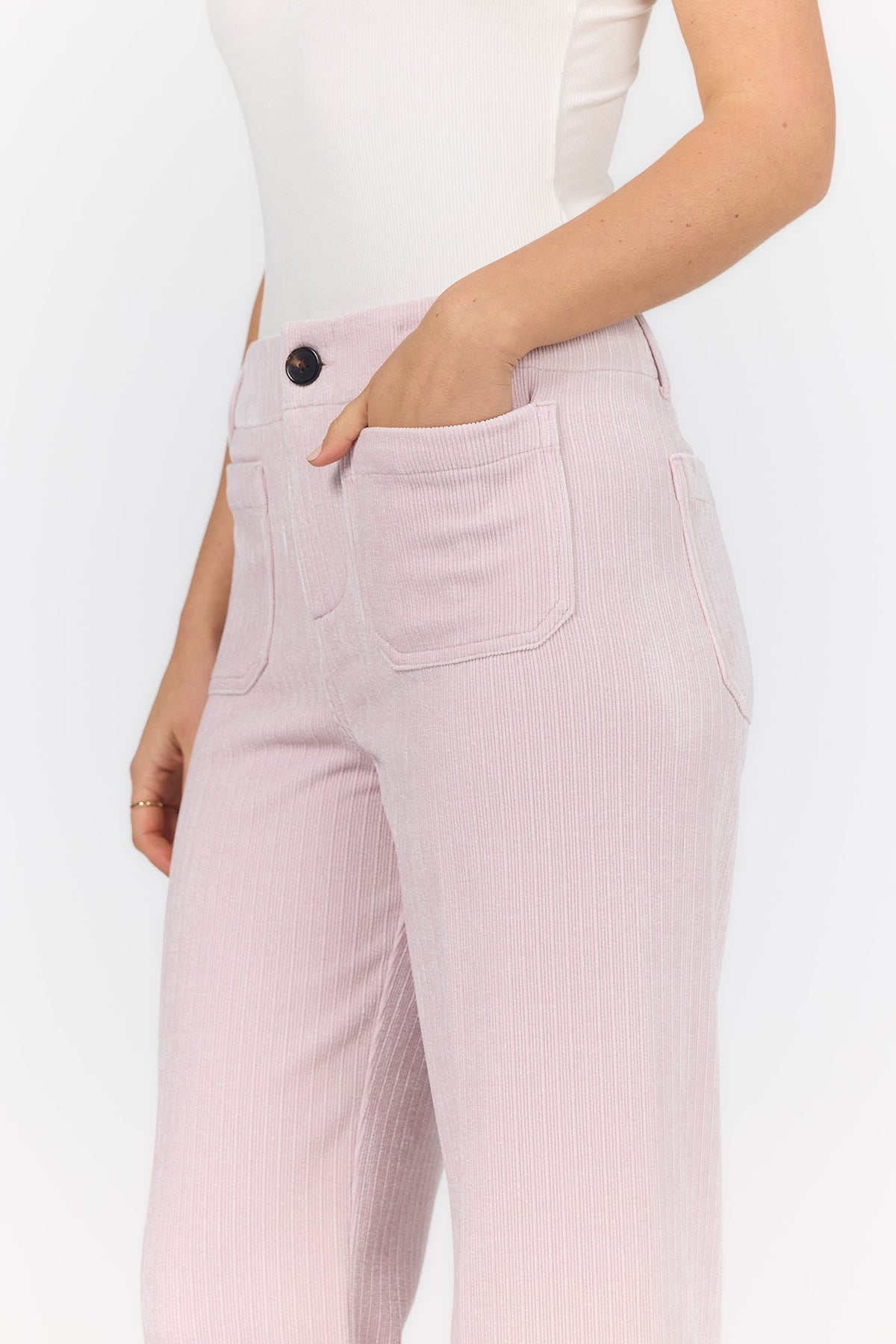 PALE LILAC AUDREY CORDUROY JEANS