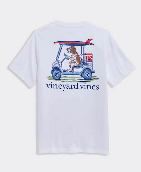 BOYS' POINTER GOLF CART POCKET TEE