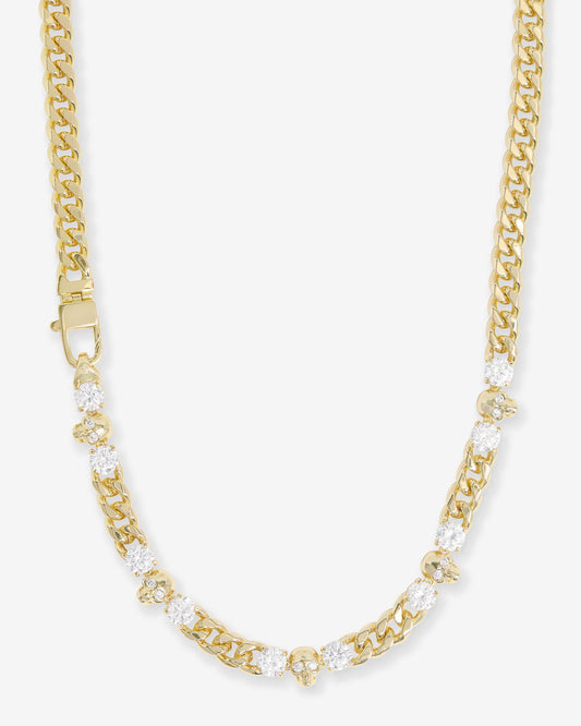 "RIDE OR DIE" CUBAN CHAIN NECKLACE - 18"