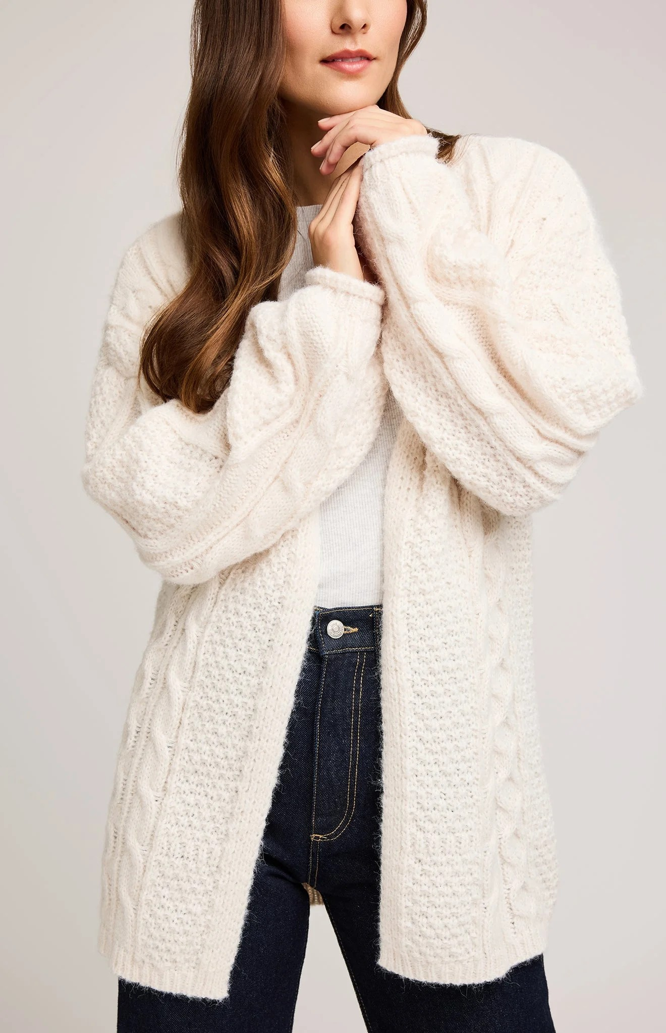 CREAM BETTY CARDIGAN