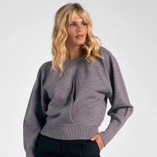 ELAN CHARCOAL CREWNECK SWEATER