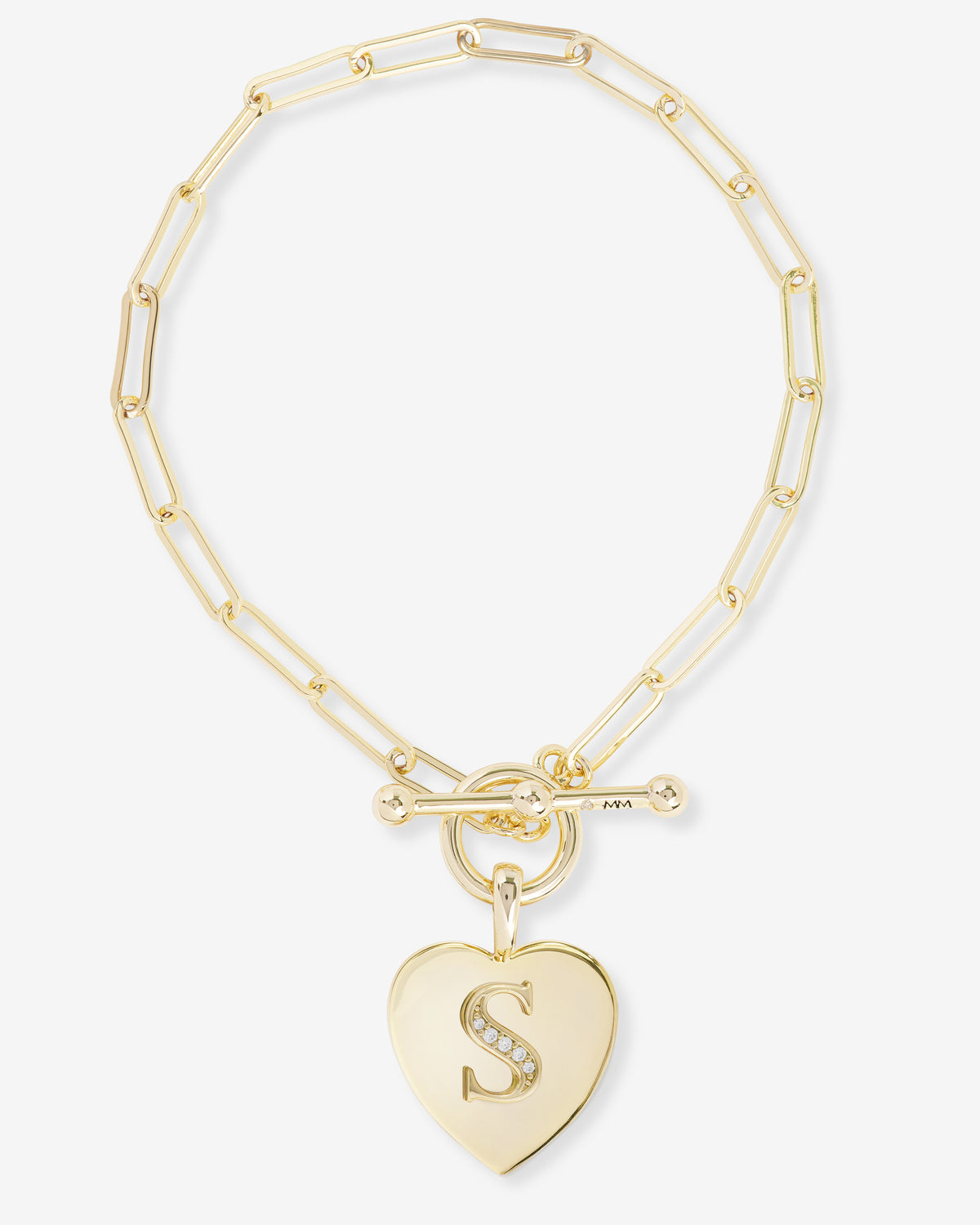 MELINDA MARIA LOVE LETTER CHARM BRACELET