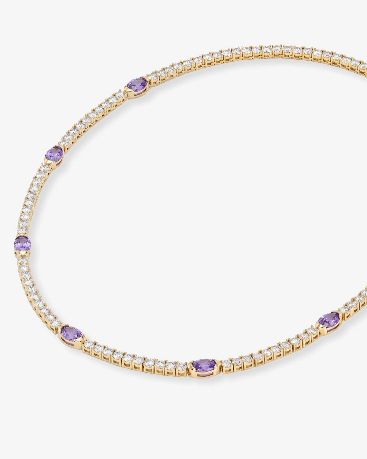 MELINDA MARIA THE MAVEN LAVENDER NECKLACE