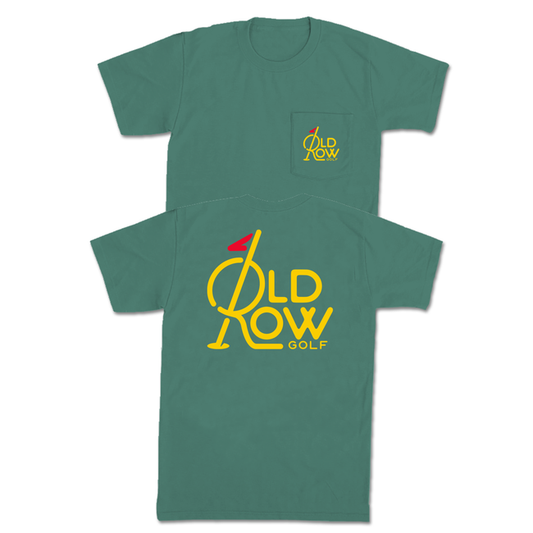 OLD ROW GOLF LOGO POCKET TEE