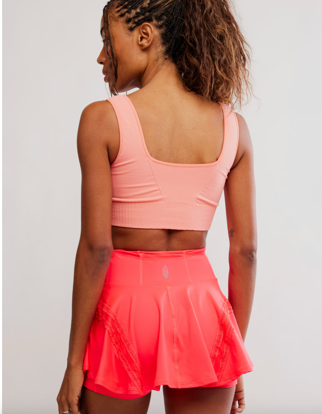 ELECTRIC SUNSET PLEATS AND THANK YOU TENNIS SKORT