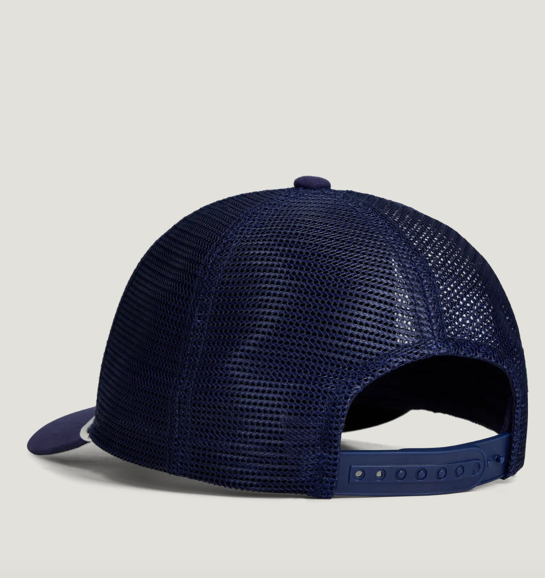 DEEP NAVY BLUE EDGE TRUCKER HAT