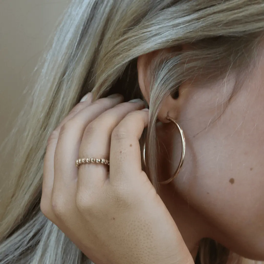 3MM GOLD FILLED WATERPROOF STRETCH RING