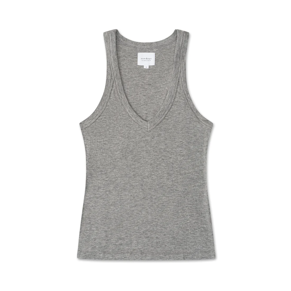 SUNDAYS HEATHERED GREY MICK TANK