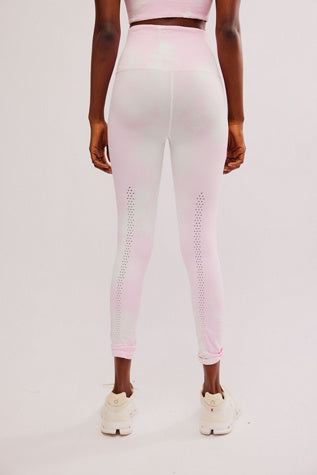 Free selling People Plie All Day Leggings in Pink Combo Size Large