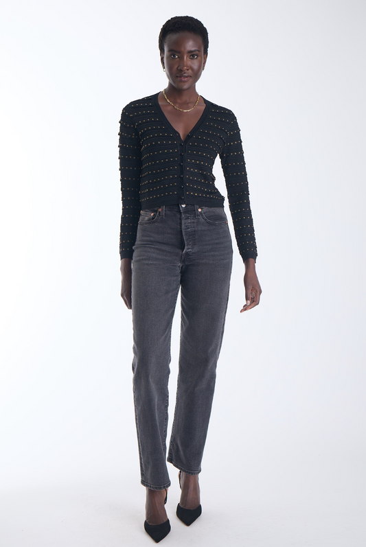 ANNA STUDDED CARDIGAN