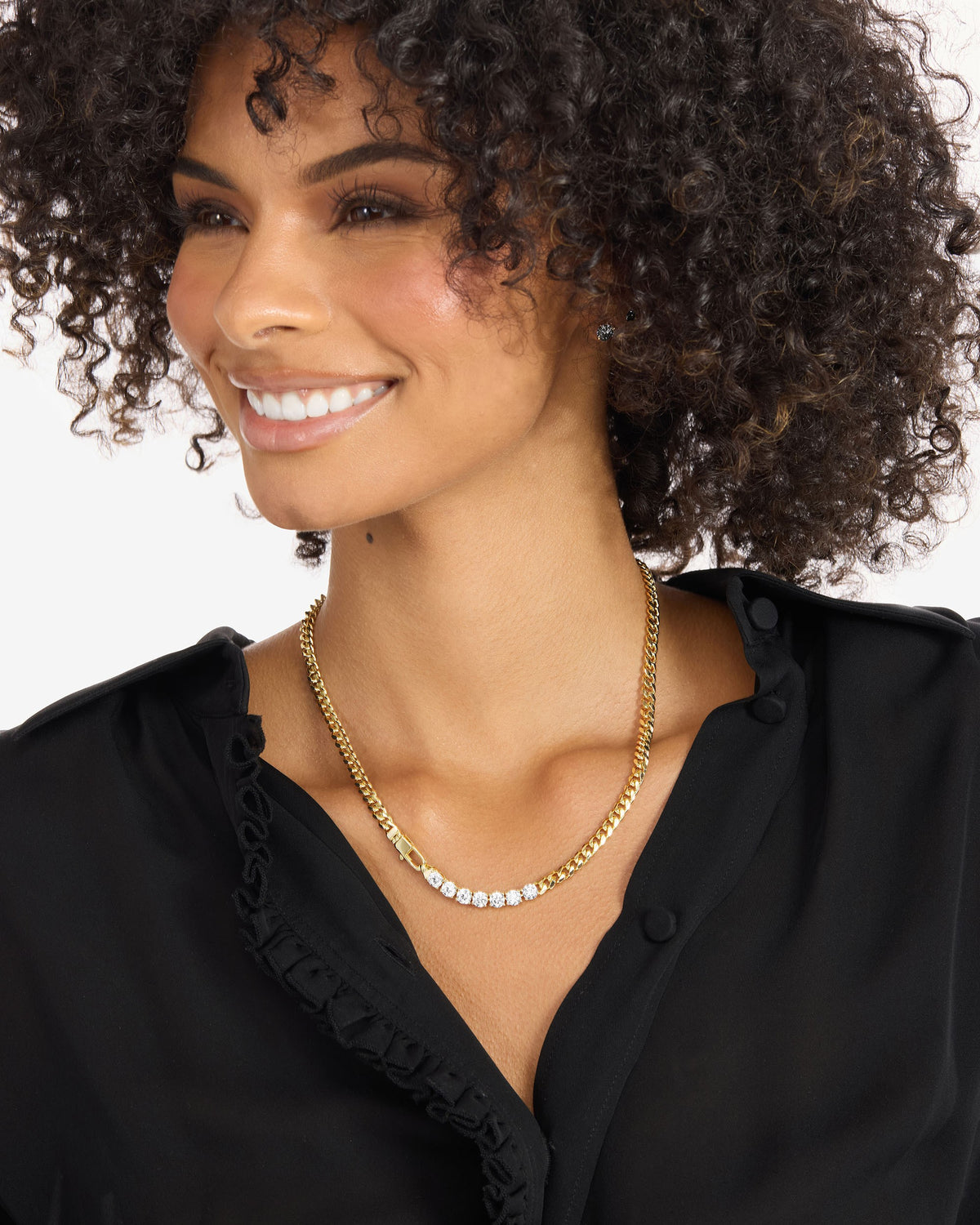 MELINDA MARIA BABY JULIAN LOVES DIAMONDS NECKLACE- 18"