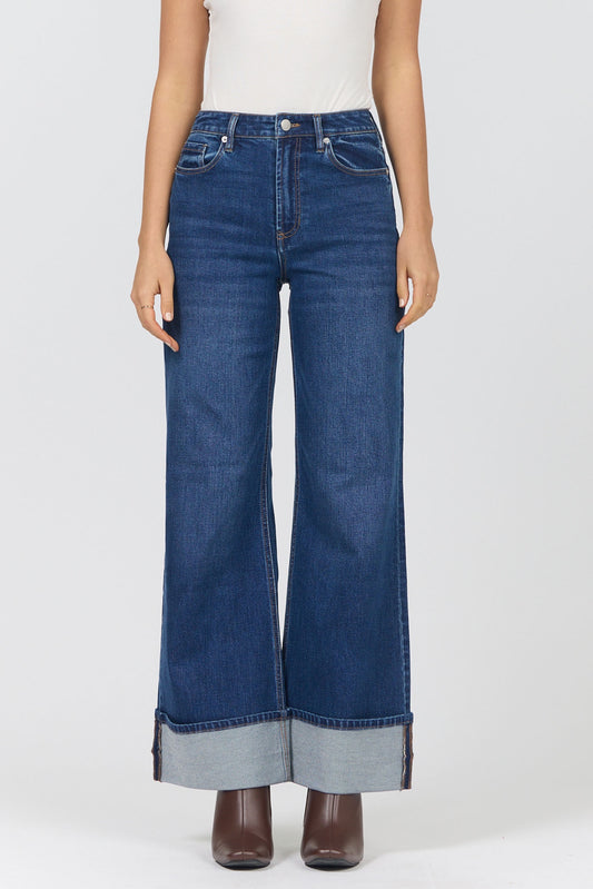 CASTILLION FIONA WIDE LEG JEANS