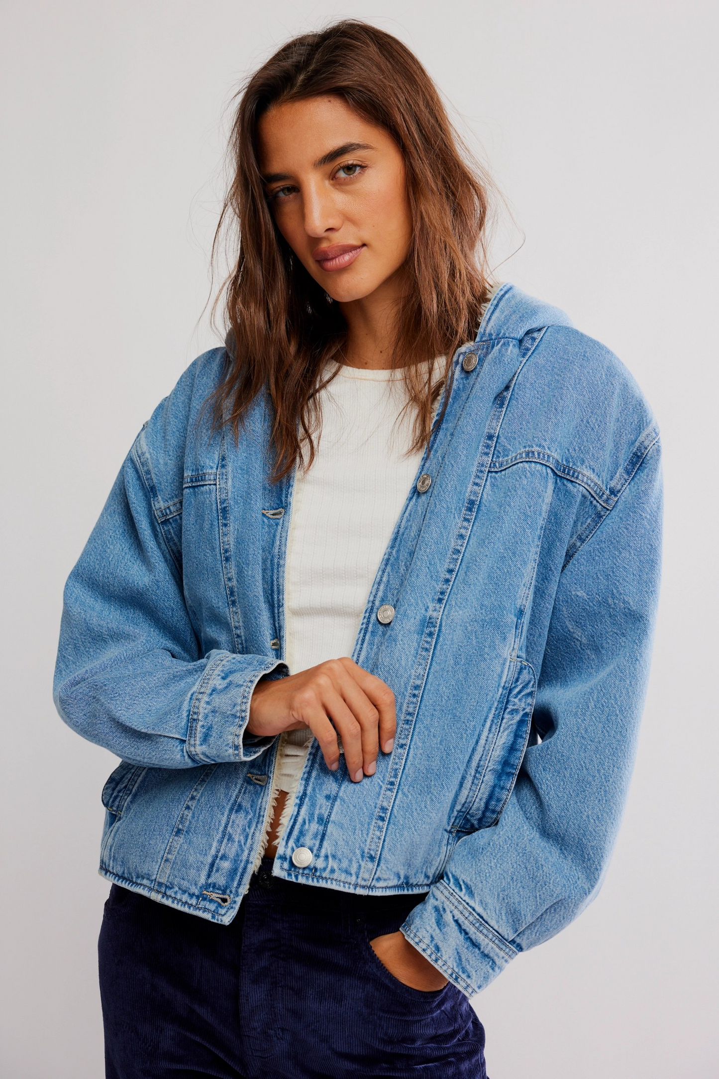 ASHER COZY DENIM JACKET
